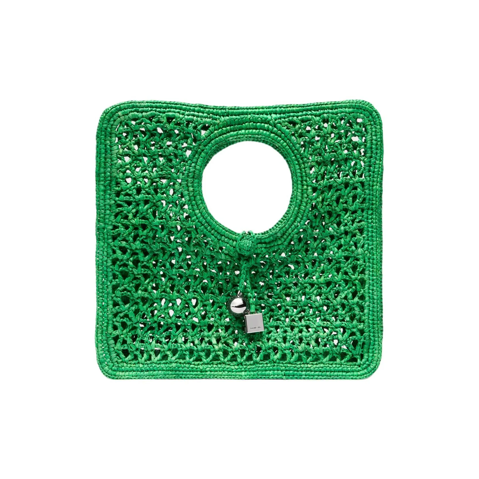 Jacquemus Raffia Handbag Small Size Women's Green