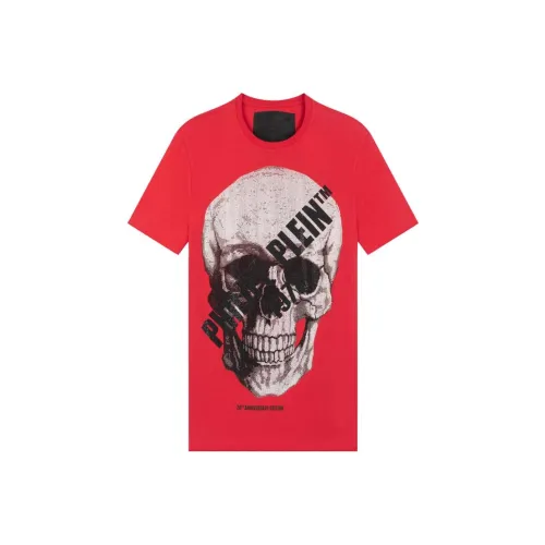 PHILIPP PLEIN Red Мужские Рубашки