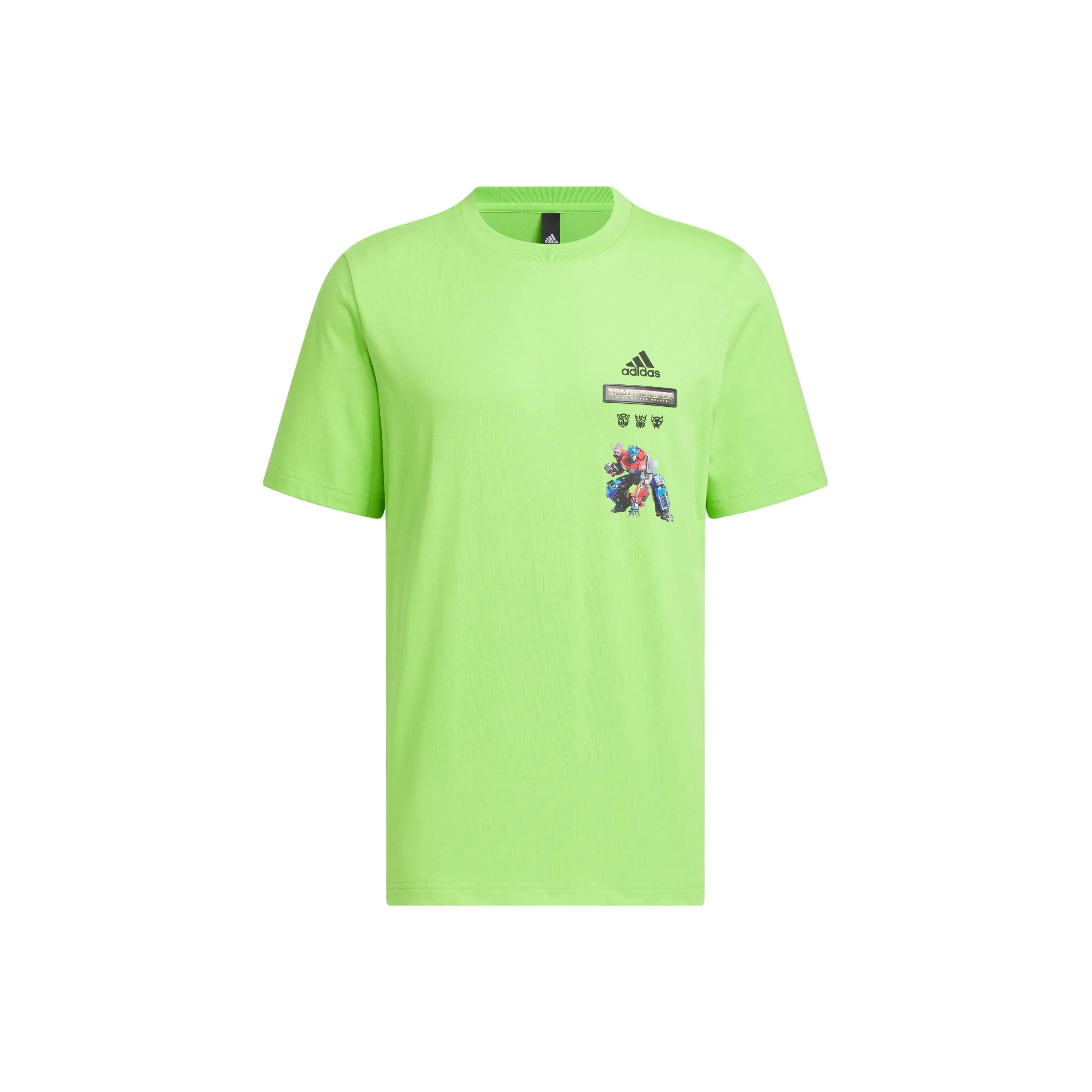 Adidas T Shirts Men's Half Neon Green