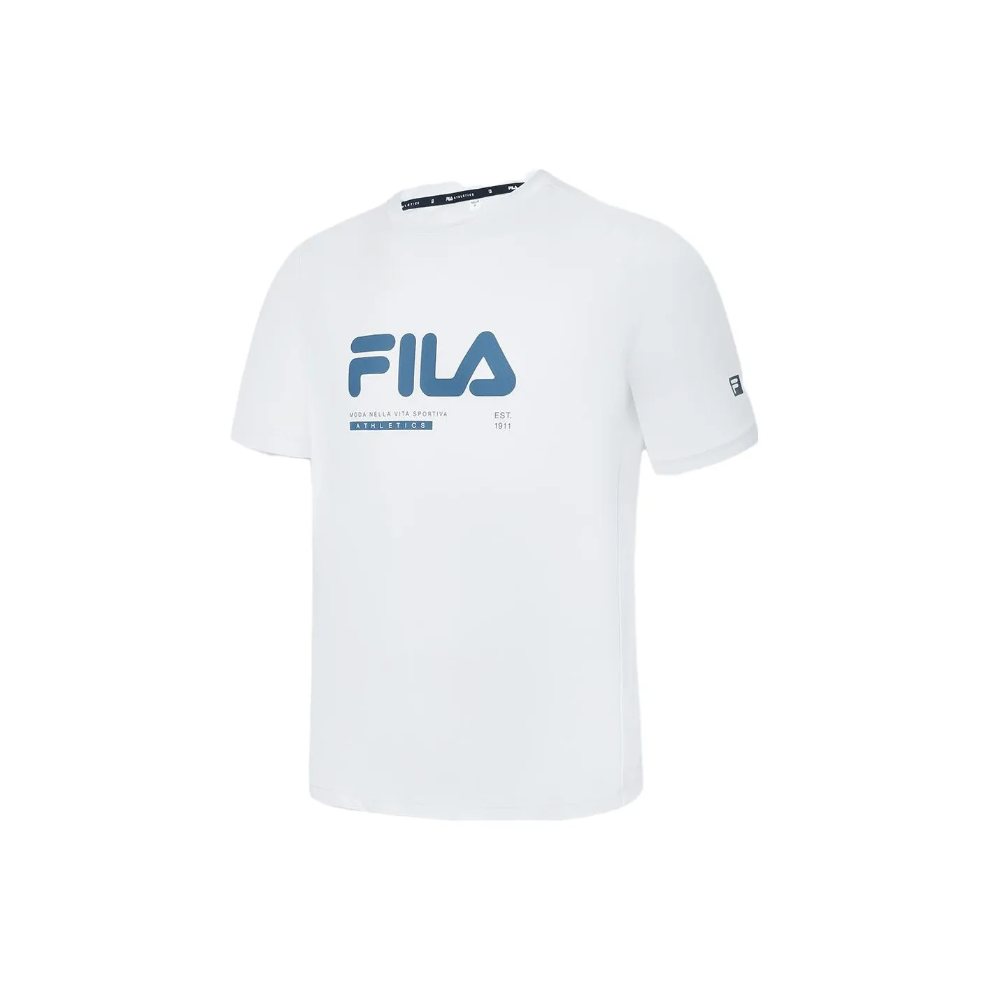 FILA T Shirt Men's Cool Stone White