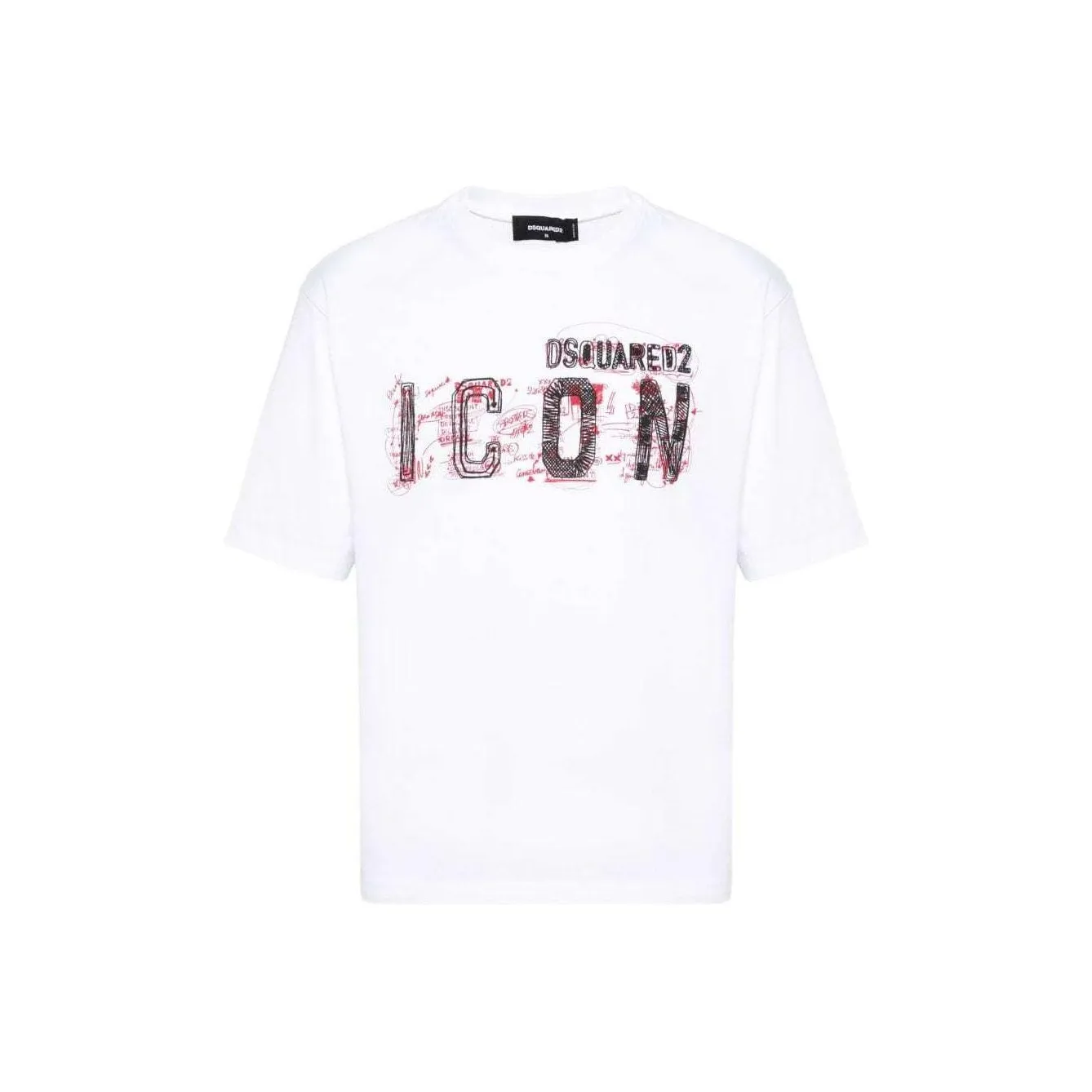 DSQUARED 2 Icon Printed Cropped T Shirt