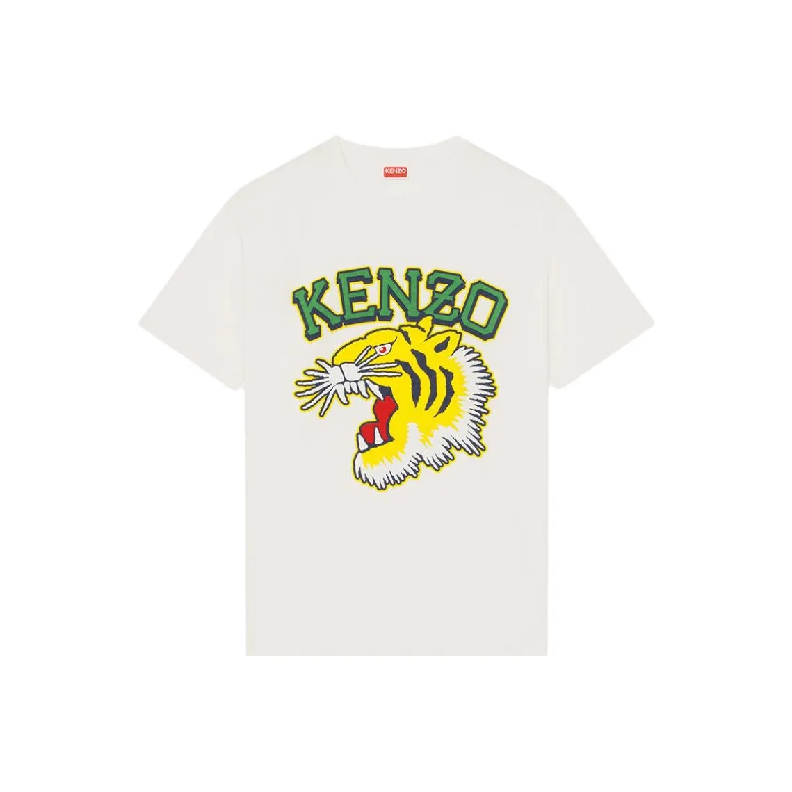KENZO VARSITY JUNGLE T-Shirt Мужской Белый