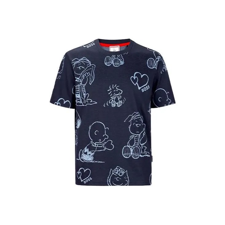 HUGO BOSS SS22 T Shirt Unisex Blue