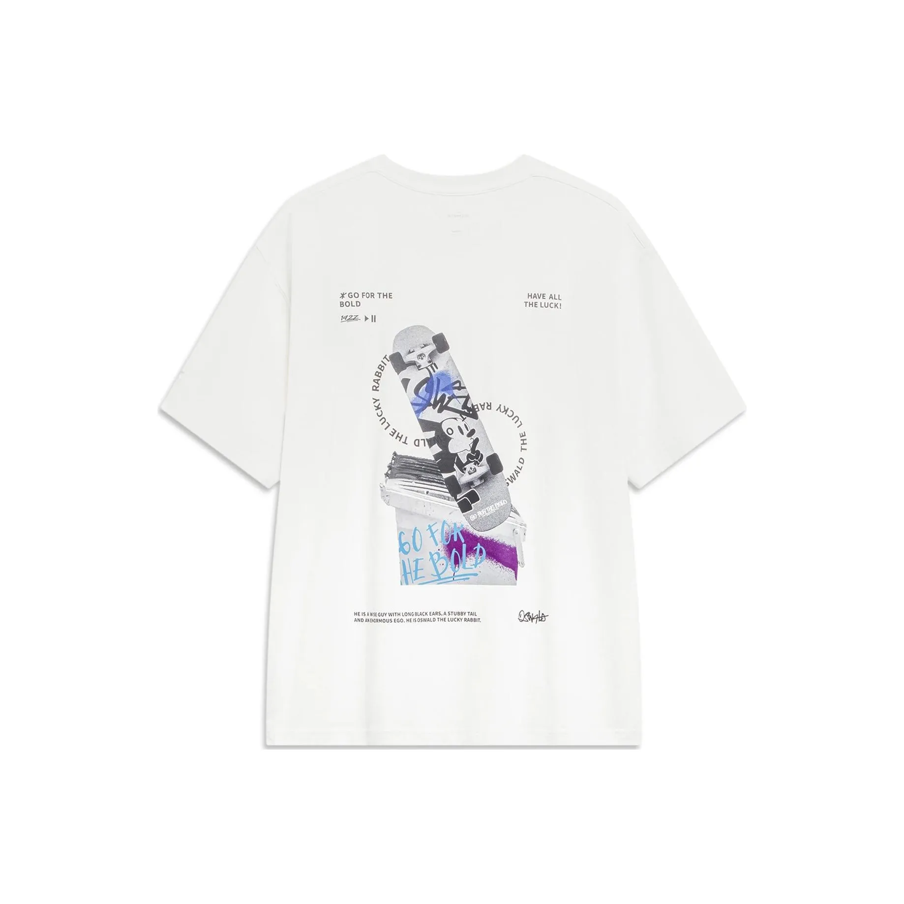 LiNing x Disney T-Shirt Унисекс Айвори