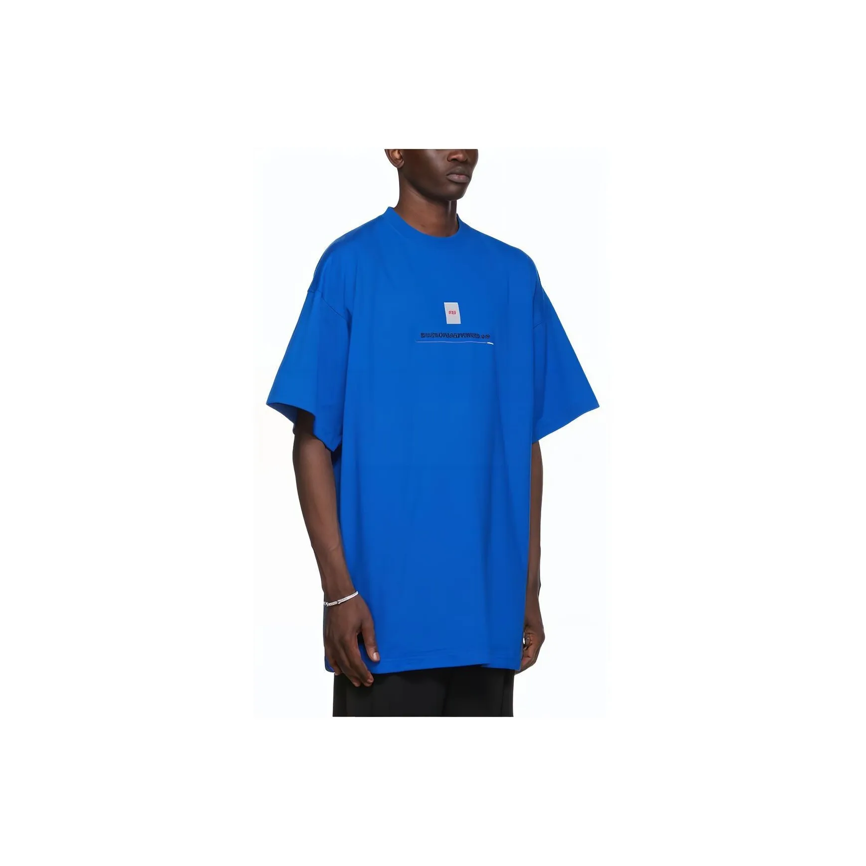 Balenciaga Мужские синие футболки