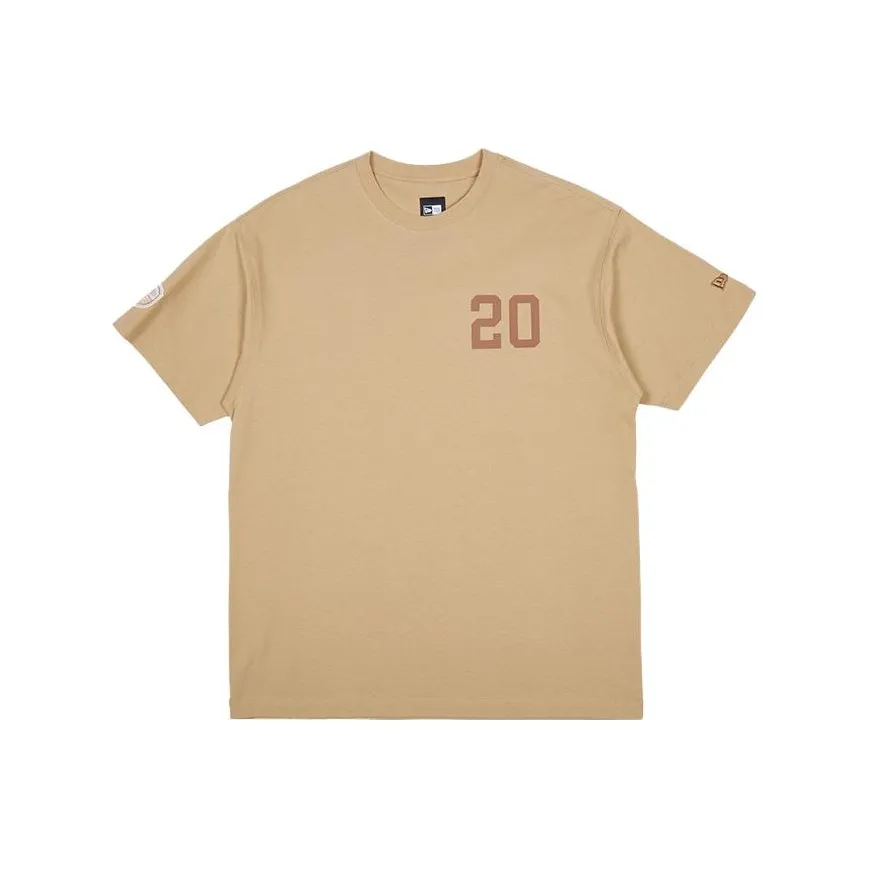 New Era New Era SS23 Preppy Series T Shirts Unisex Khaki