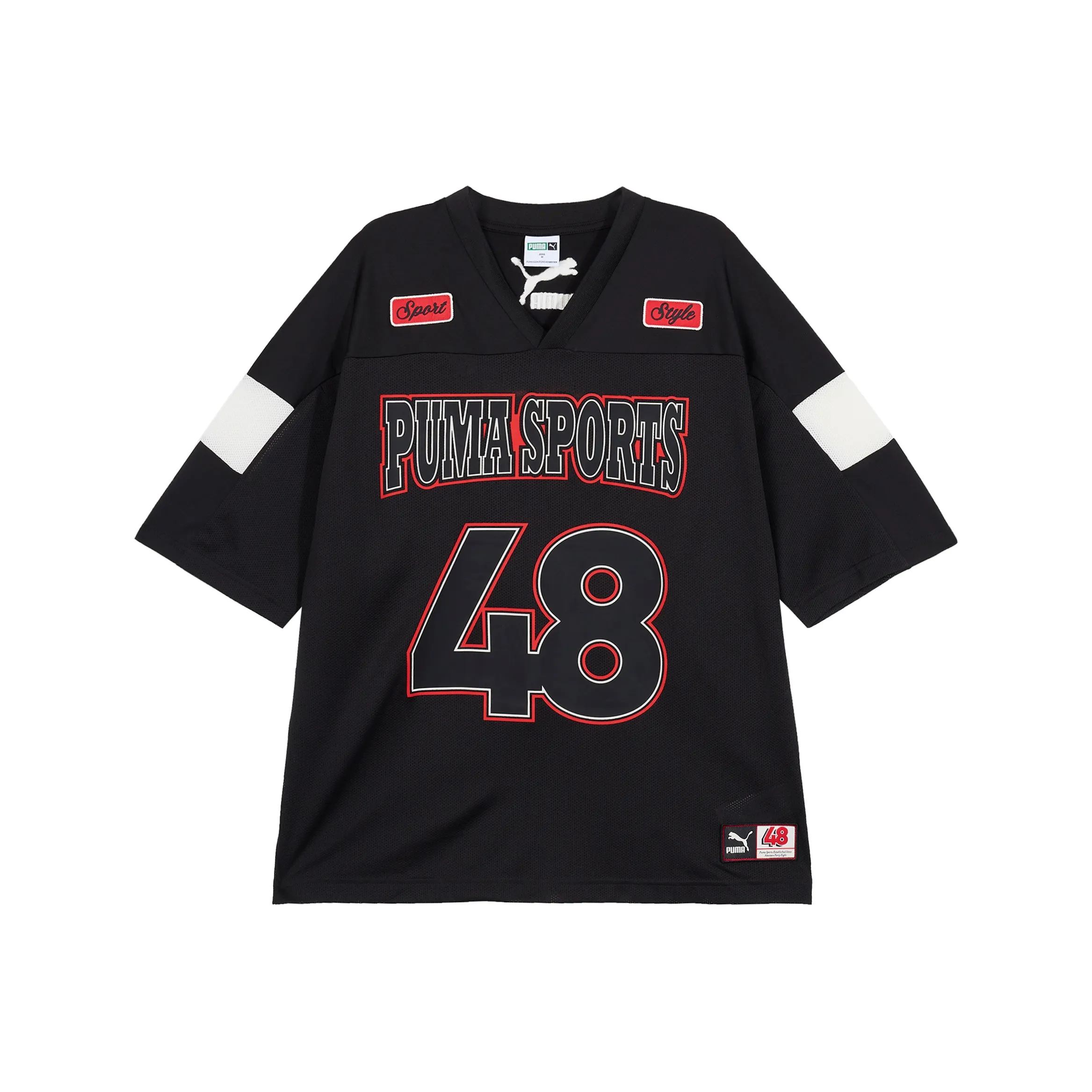 PUMA Drop Shoulder Sleeve T-Shirt Men's Black