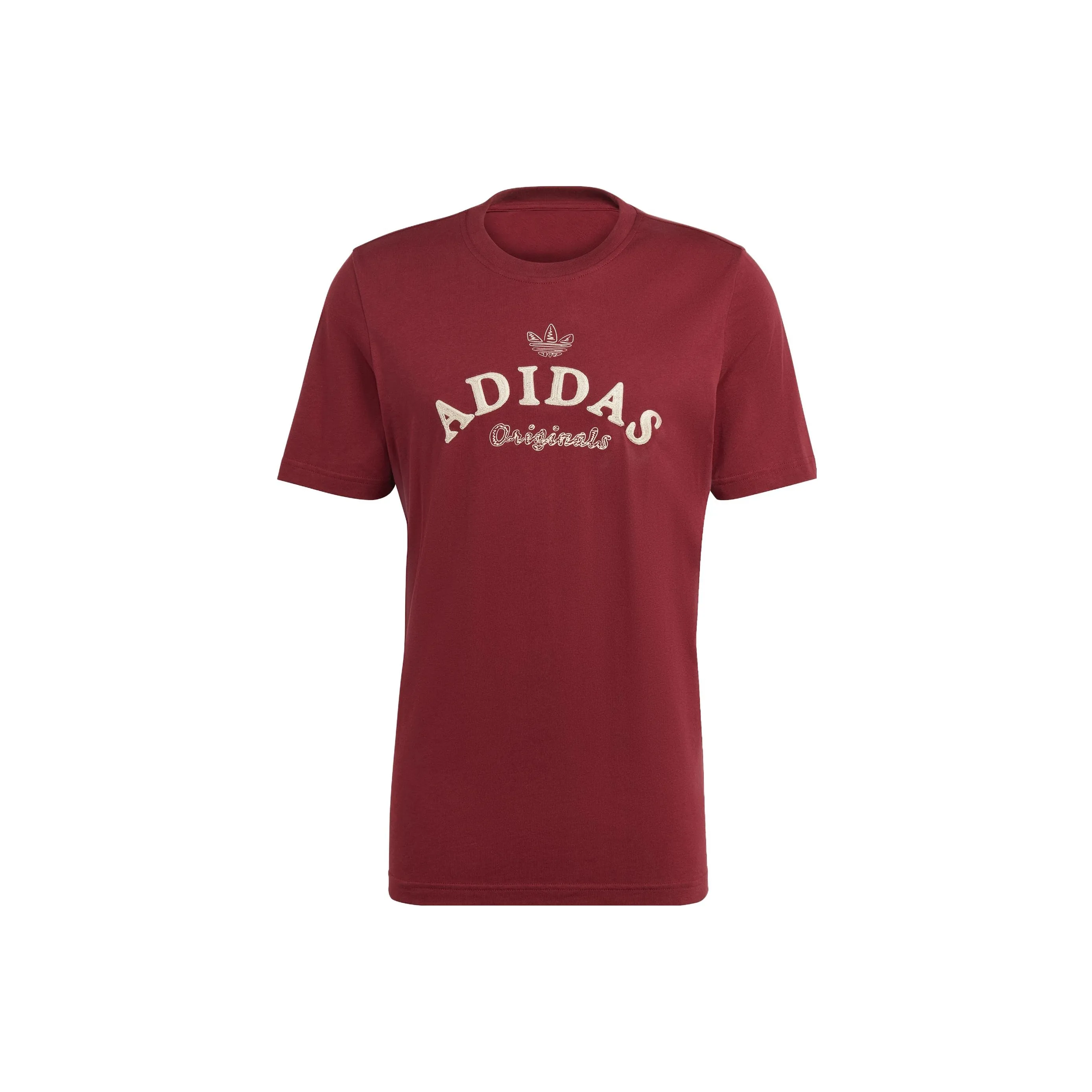 Adidas Originals T-Shirts Men Dark Red