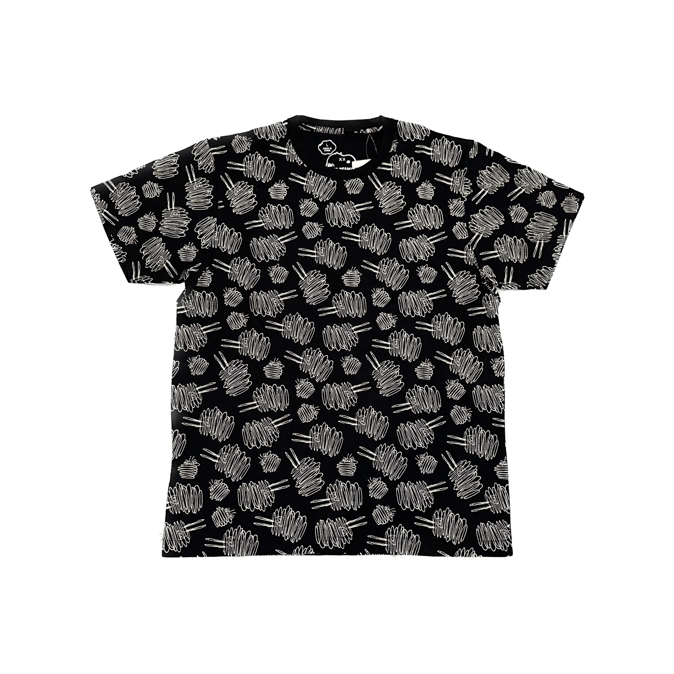 UNIQLO x KAWS X PEANUTS T-Shirt Унисекс Черный