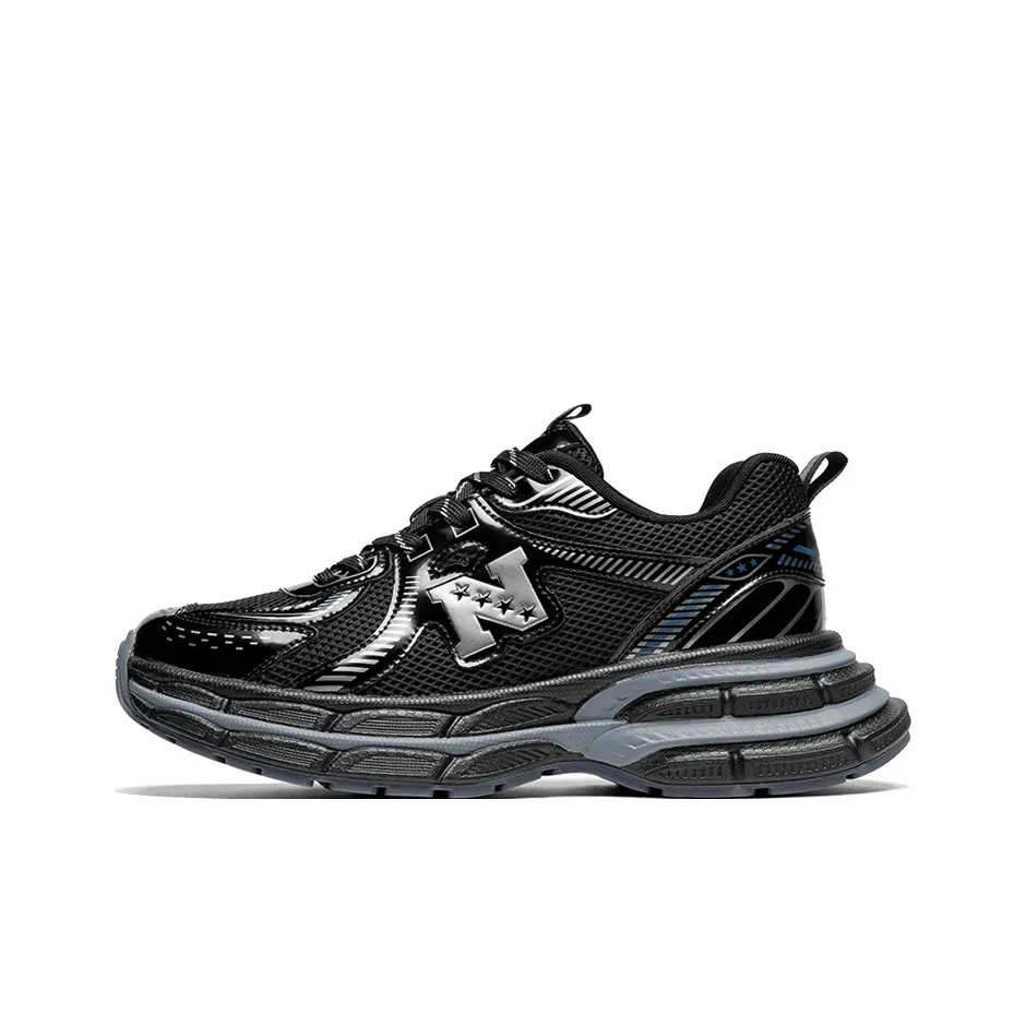 NFL Guoli N Series Sneaker Low Top Chunky Sneakers Men's Black