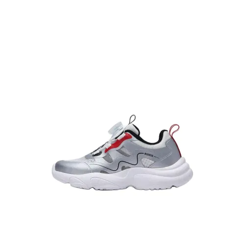 ROOKIE Детские беговые кроссовки Low Top Белый/Серебристый Kids