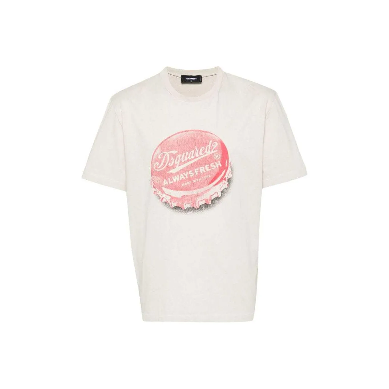 DSQUARED 2 SS24 T Рубашка Мужская Бежевая