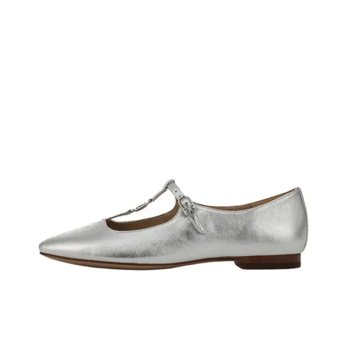 SAM EDELMAN Туфли Мэри Джейн Серебряные Женские