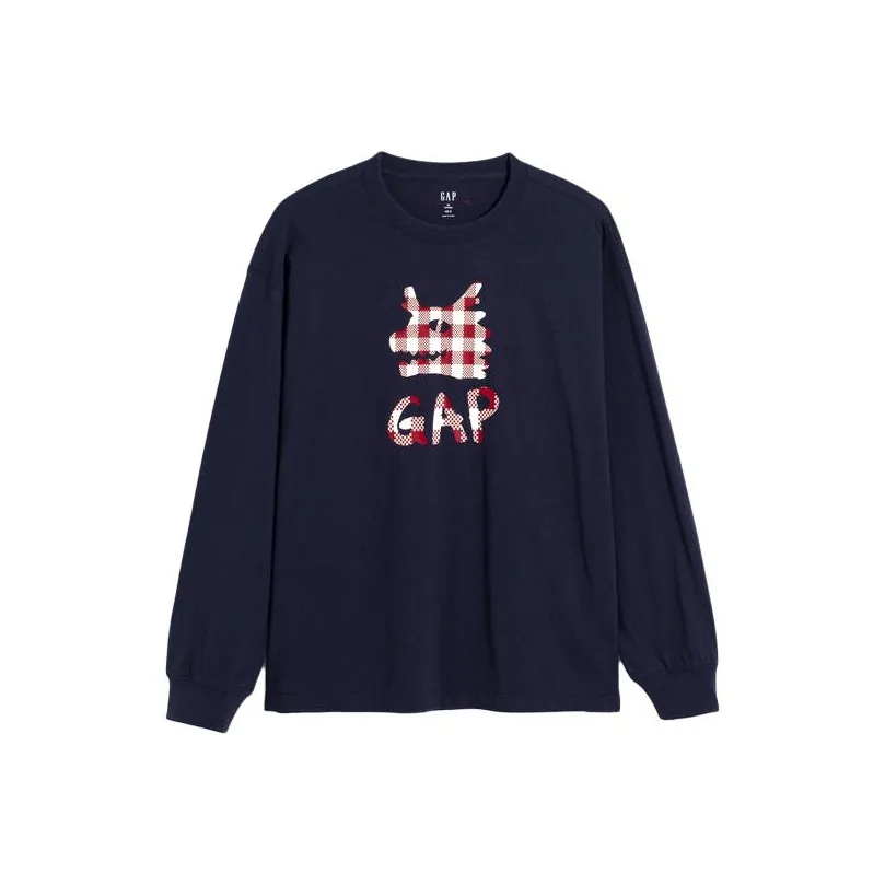 8on8 X GAP 8ON8 Co branded Model T Shirts Men's Marine Blue