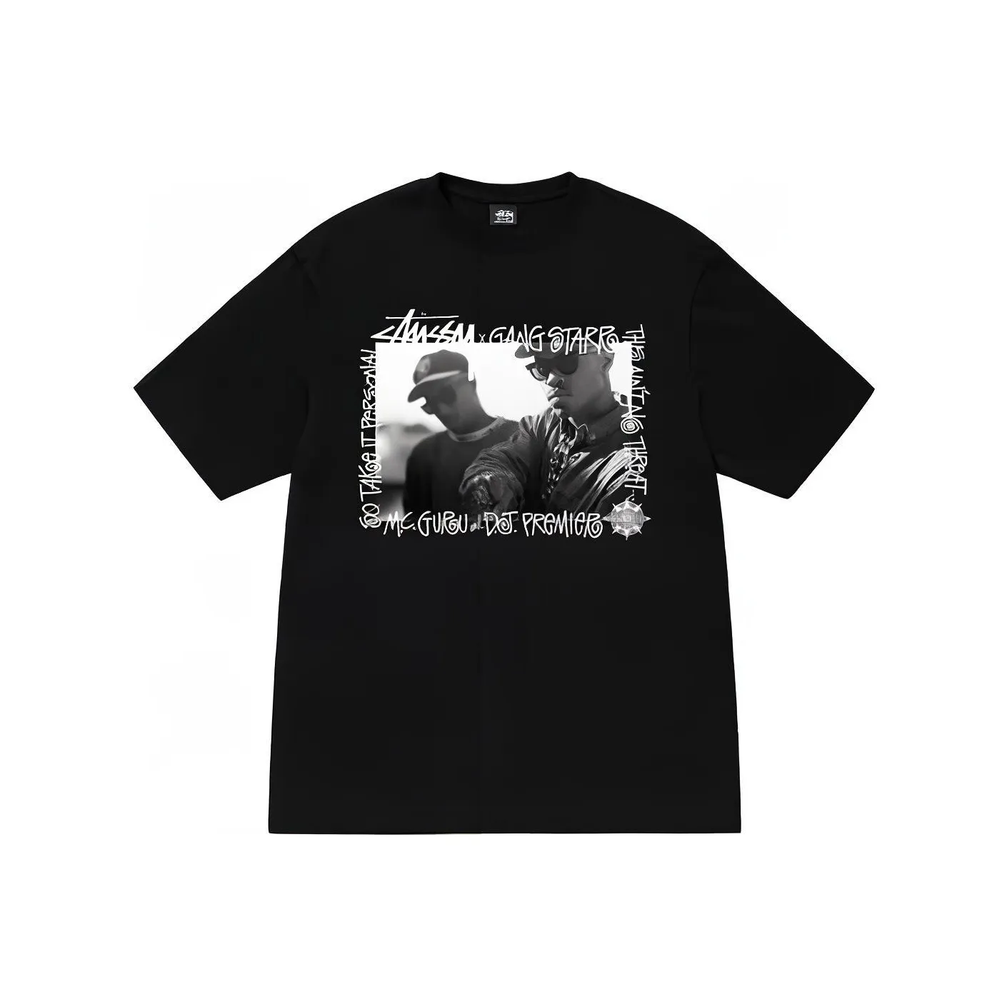 STUSSY x GANG STARR SS23 Унисекс T-рубашки