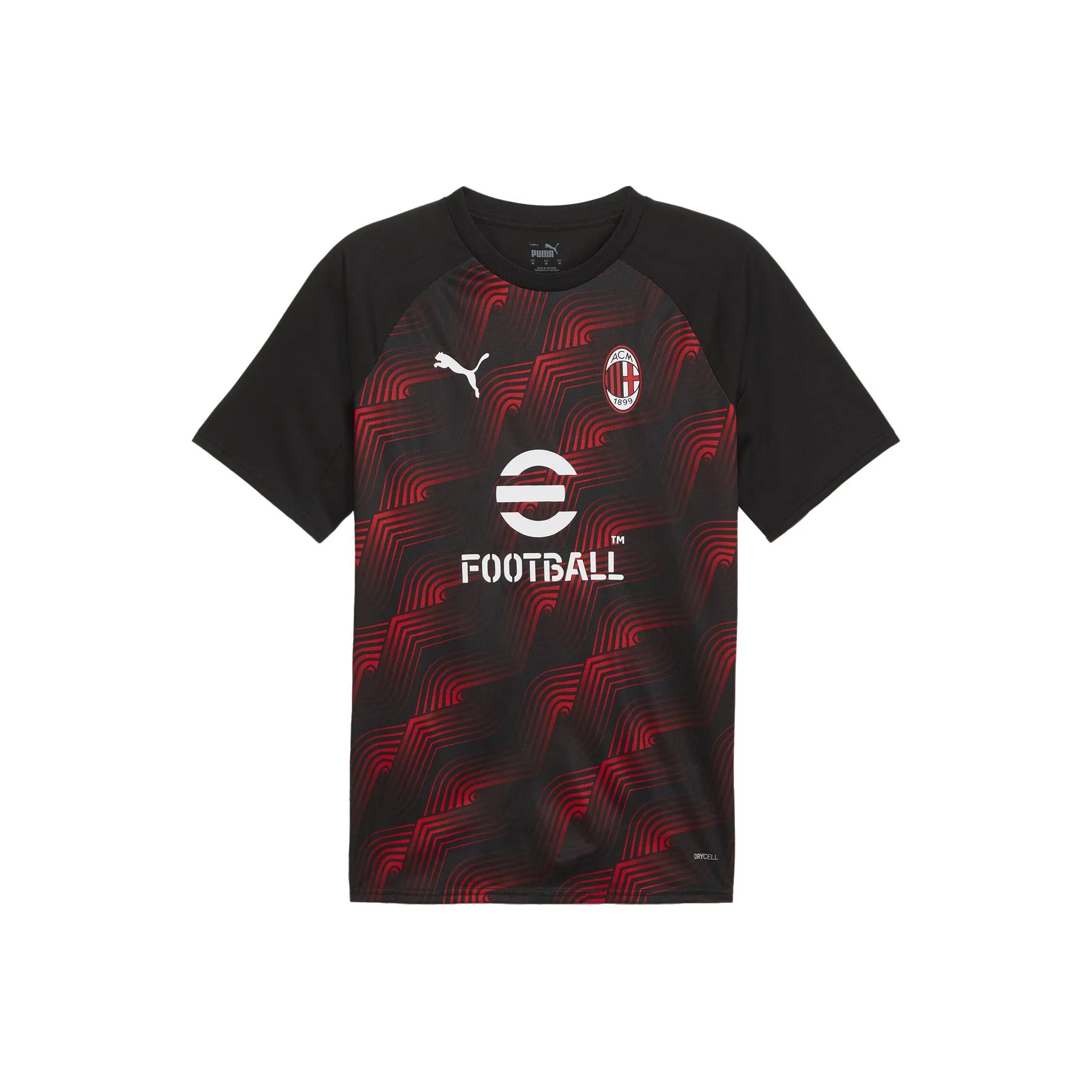 PUMA ACM Черный Красный Мужская Футболка