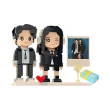 2인 Doodle Racket Polaroid 스타일