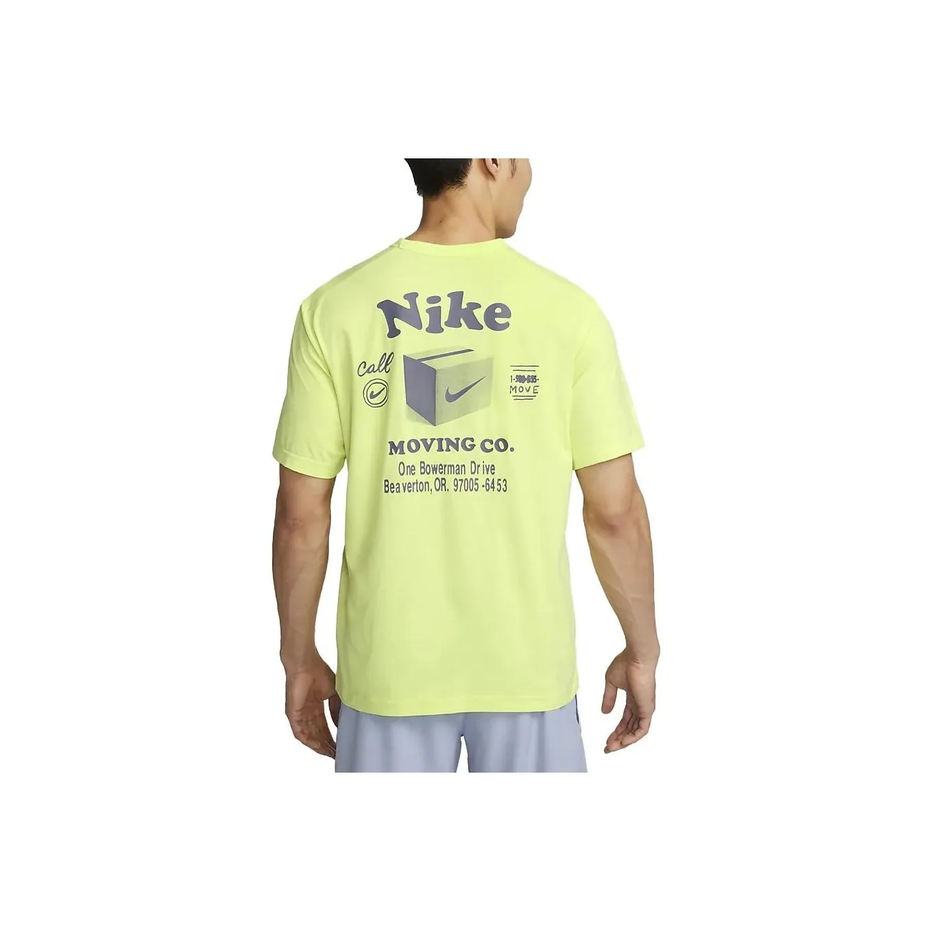 Nike T Shirts Men's Light Lemon