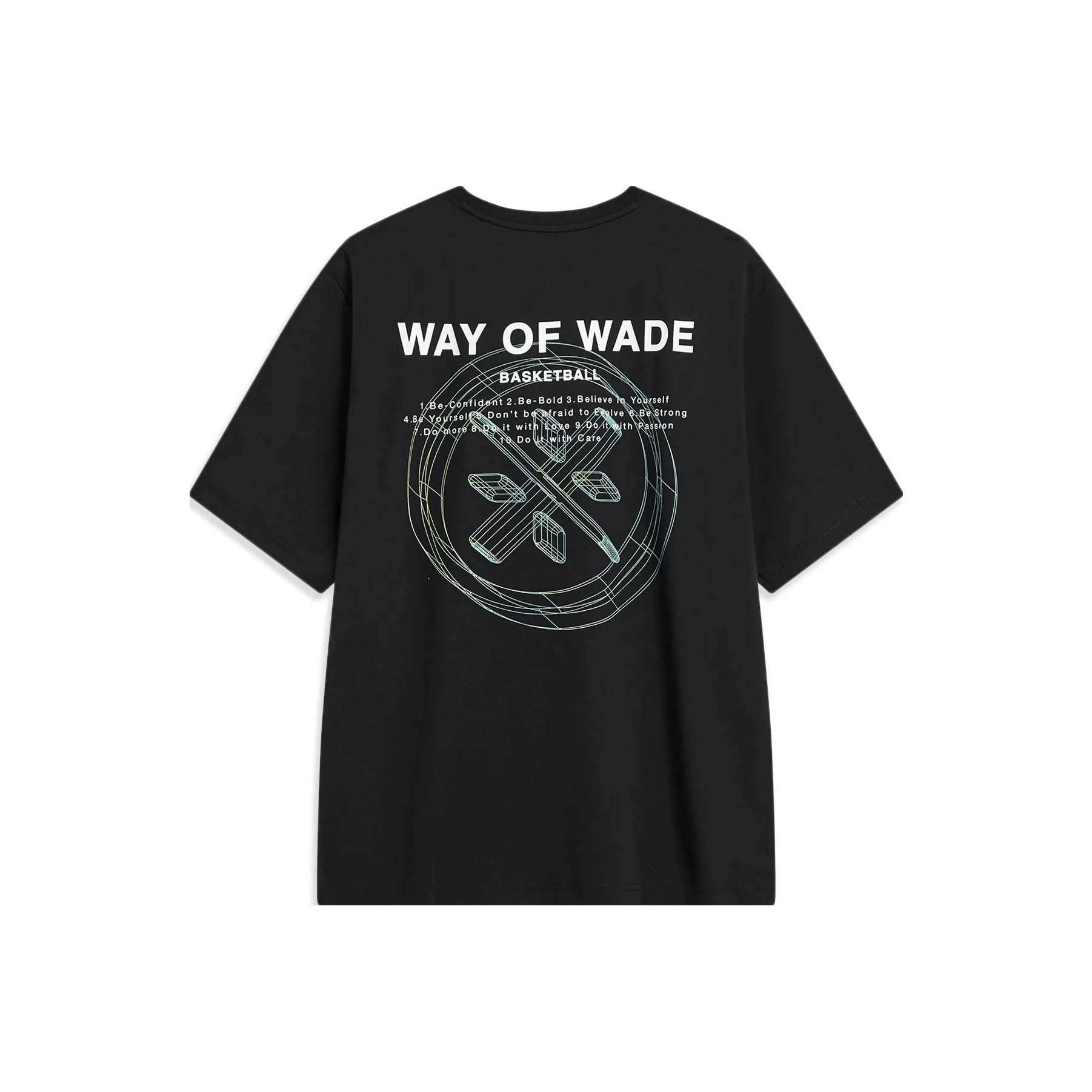 LINING Черная унисекс футболка