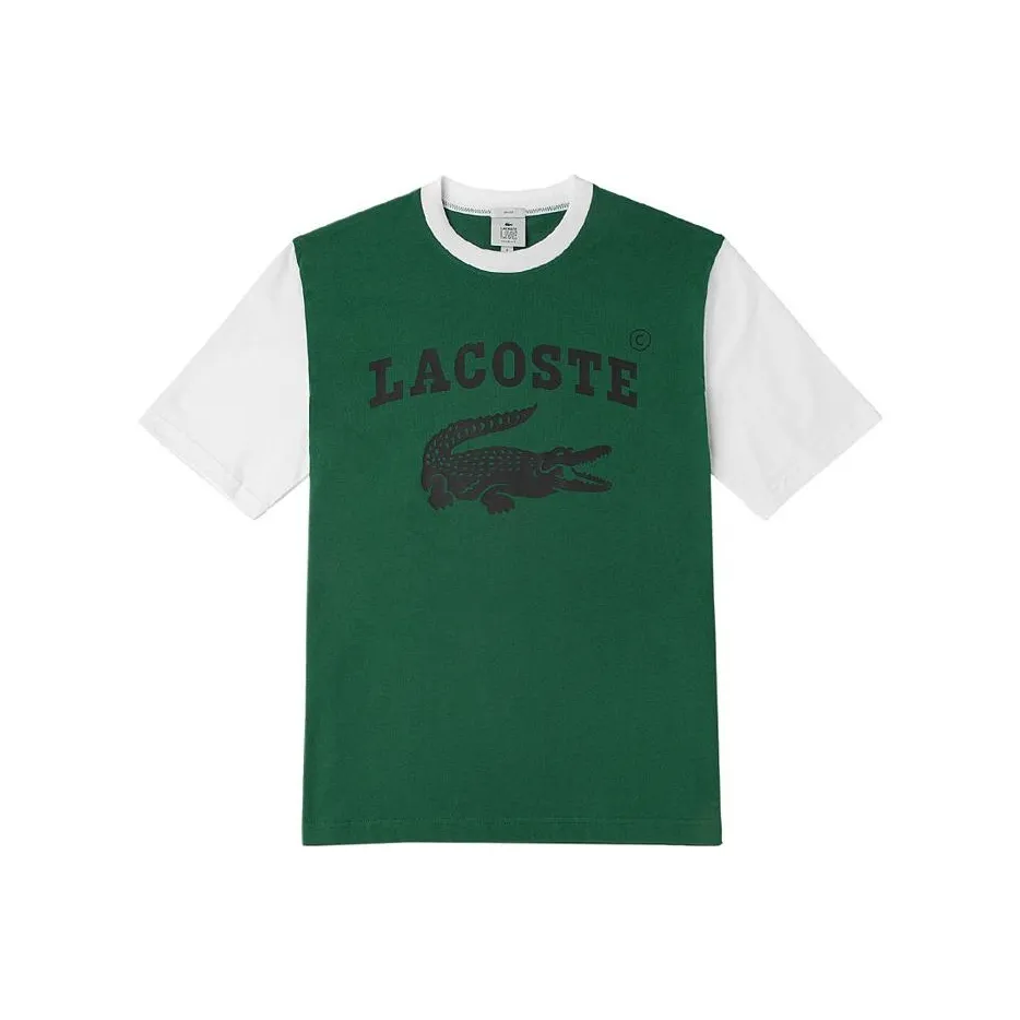 Рубашка LACOSTE Collaboration SS22 T Унисекс Зеленая