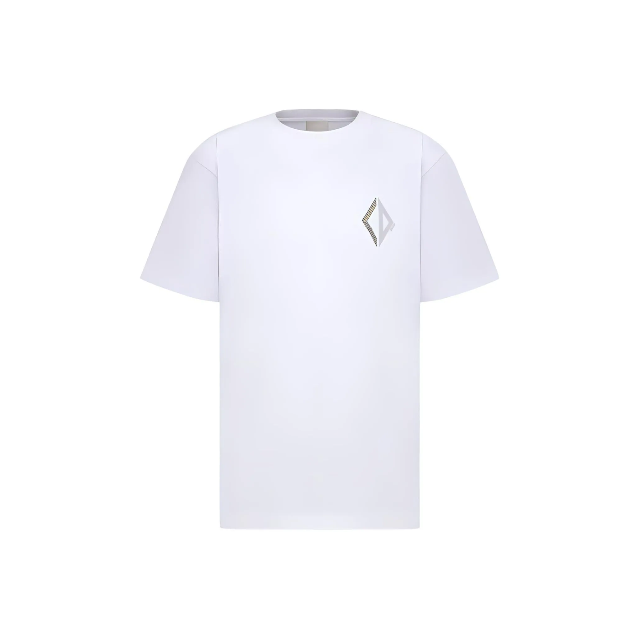 DIOR Белая Мужская T-Рубашка