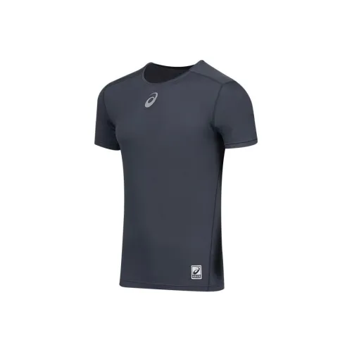 Asics Светло-серые Мужские Т-рубашки