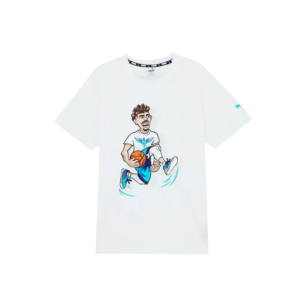 PUMA x MELO X FADE TEE T Shirt Men's White