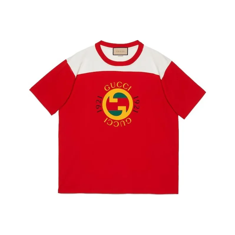 Gucci Red Мужская T-Рубашка
