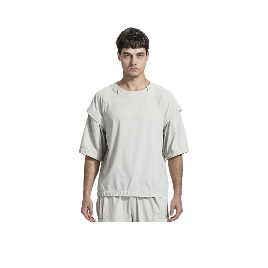 NORVINCY Комфортные и дышащие спортивные футболки с короткими рукавами отводящие пот легкие унисекс