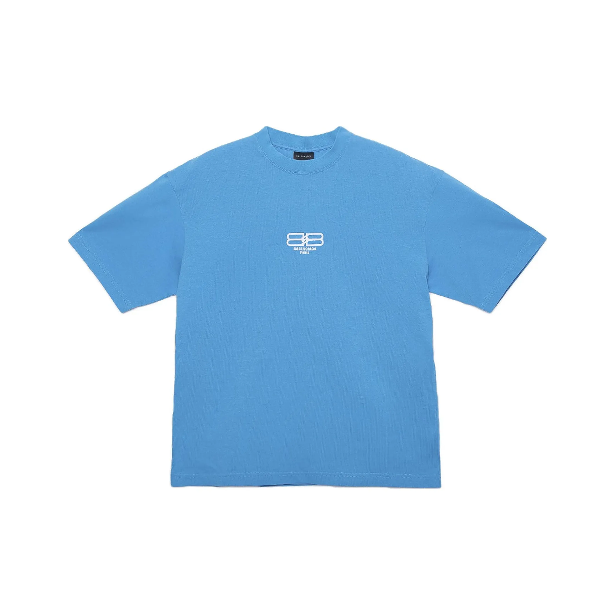 Balenciaga T-Shirt Regular Fit Men's Blue