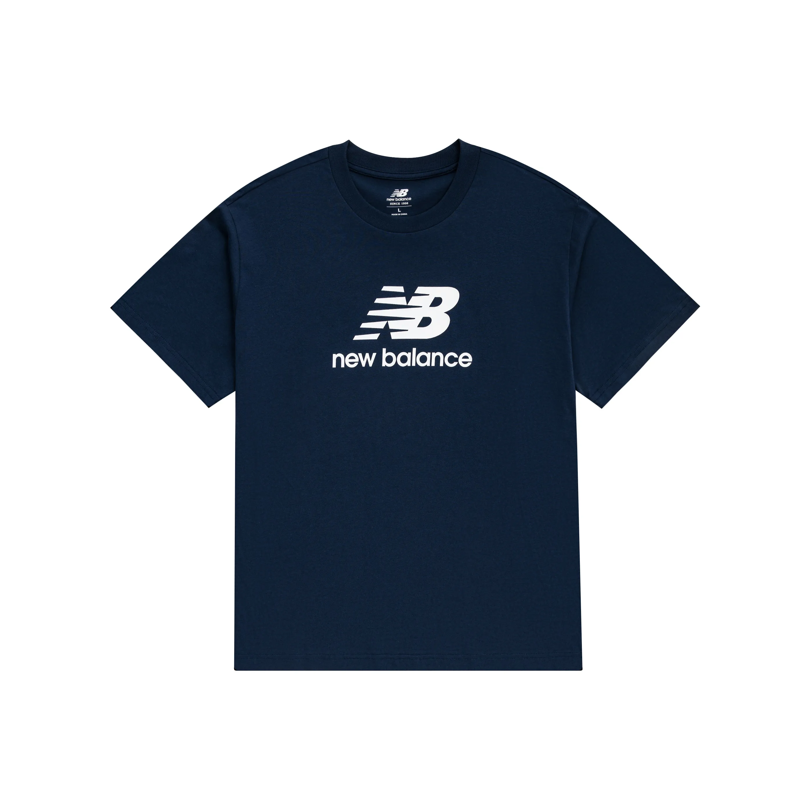 New Balance совместная футболка T Унисекс Темно-синий