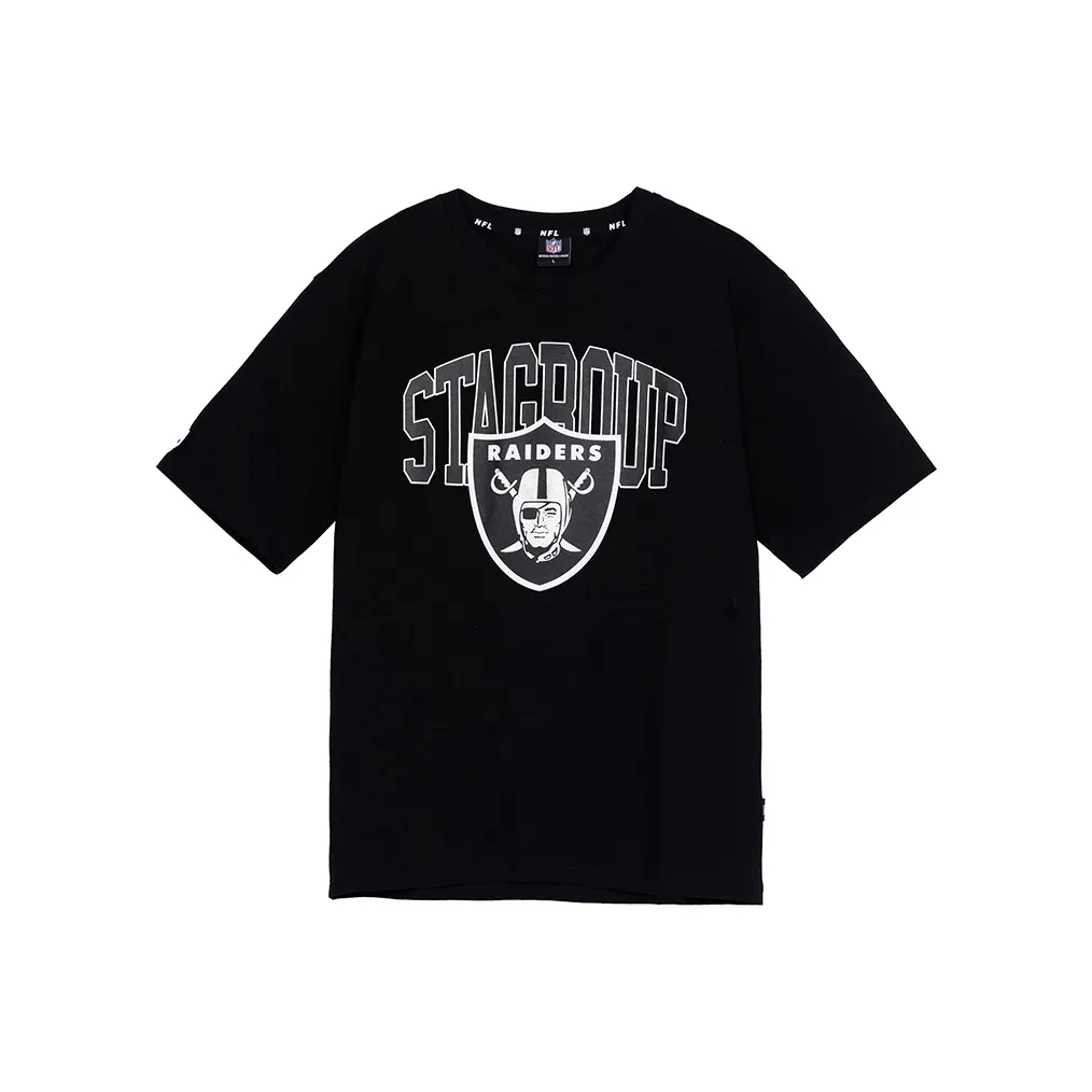 NFL X STA Co Branded Series Черные Унисекс Футболки