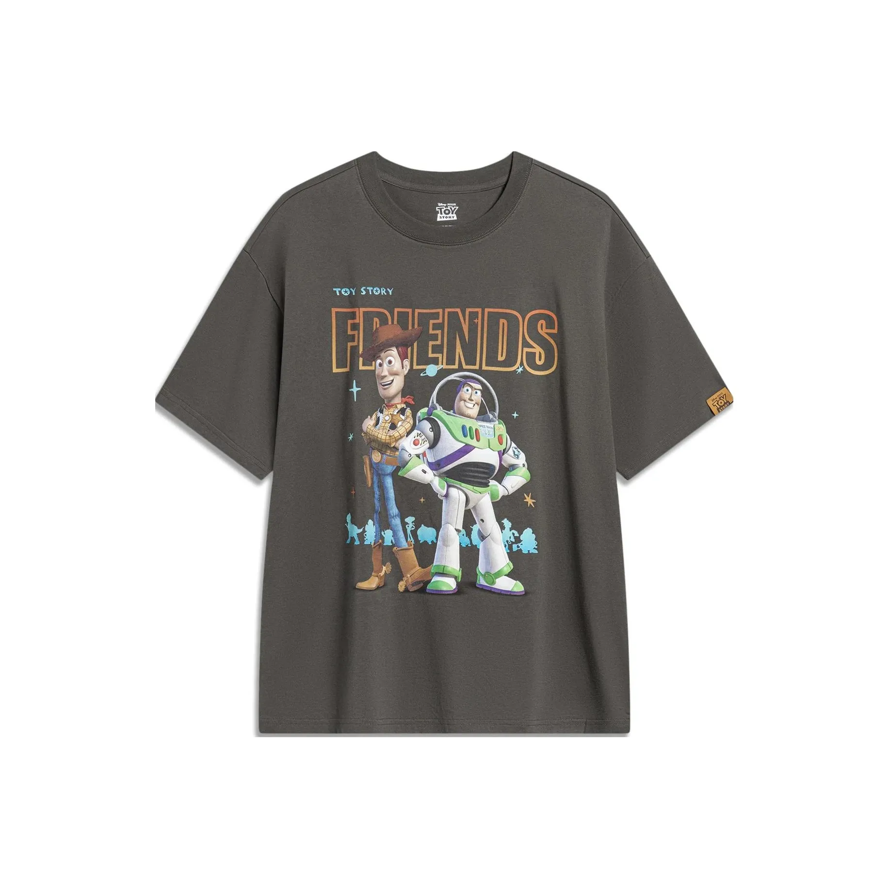 LiNing x Disney Toy Story Series T Shirt Men's Pupil Black