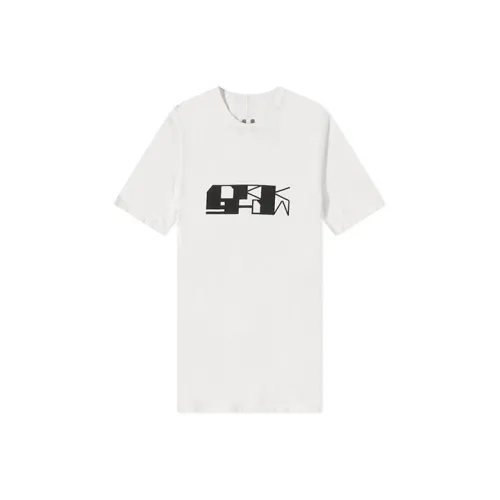 Rick Owens DRKSHDW Белая Мужская Рубашка
