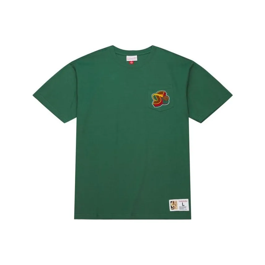 Mitchell Ness Зеленая Мужская Футболка