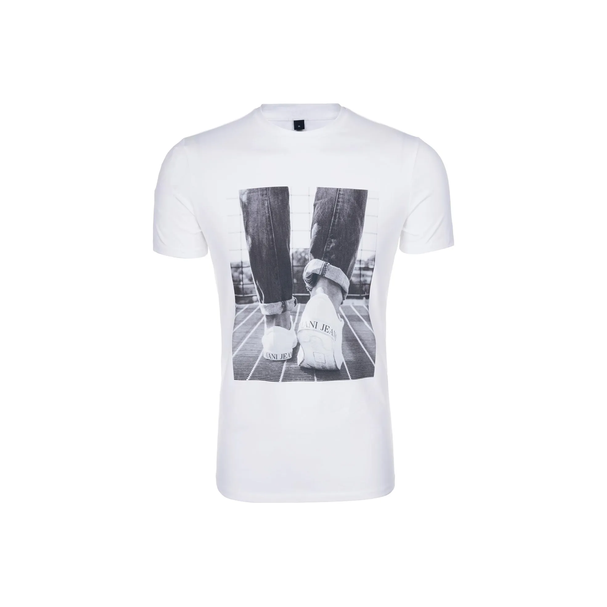 ARMANI JEANS T Shirts Men's White