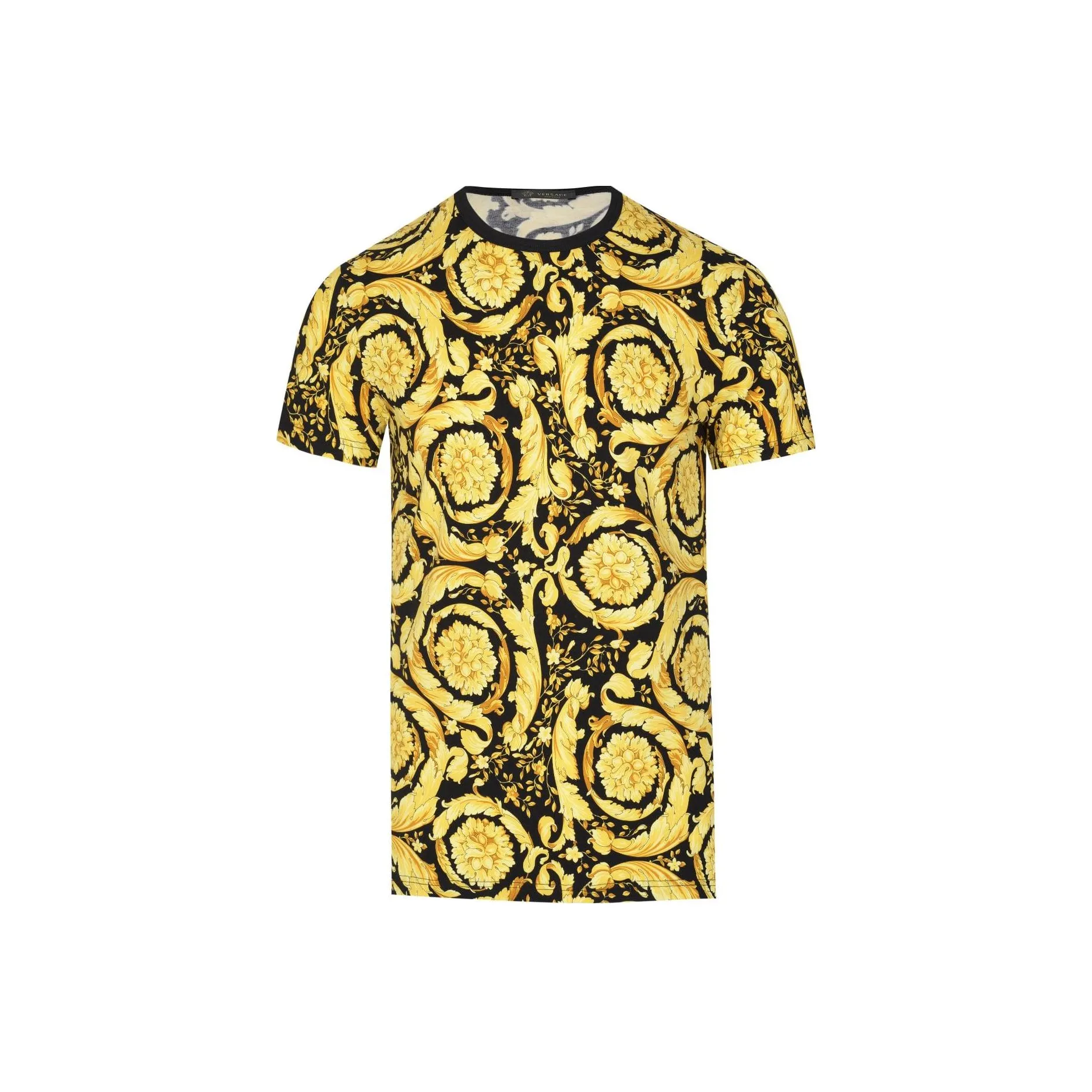 VERSACE SS23 T Рубашка Мужская Золотая