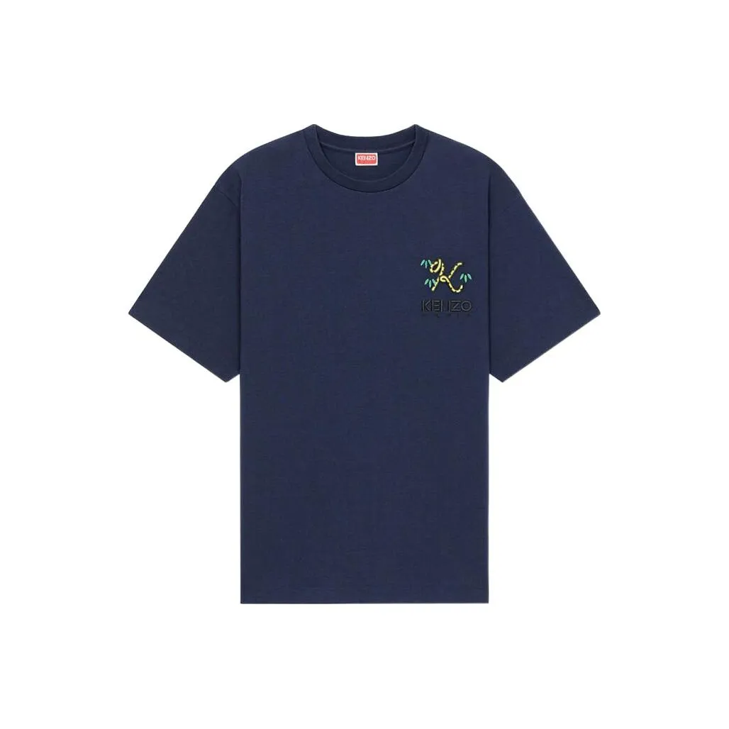 KENZO Nigo Drop2 Midnight Blue Мужская T-рубашка