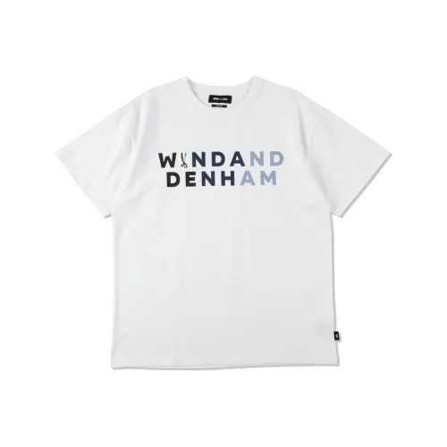 DENHAM × Wind And Sea SS23 Co Branded SERIES Белая Унисекс Рубашка T