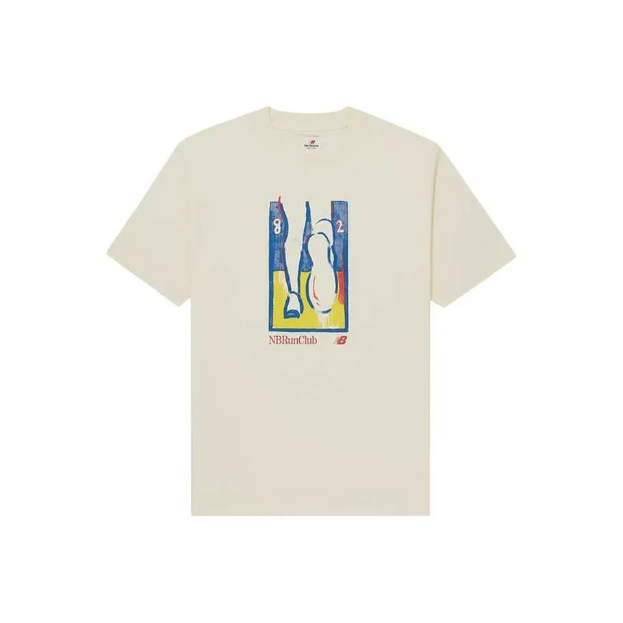 New Balance MADE In USA 1982 Run Club T Shirt Men's Beige