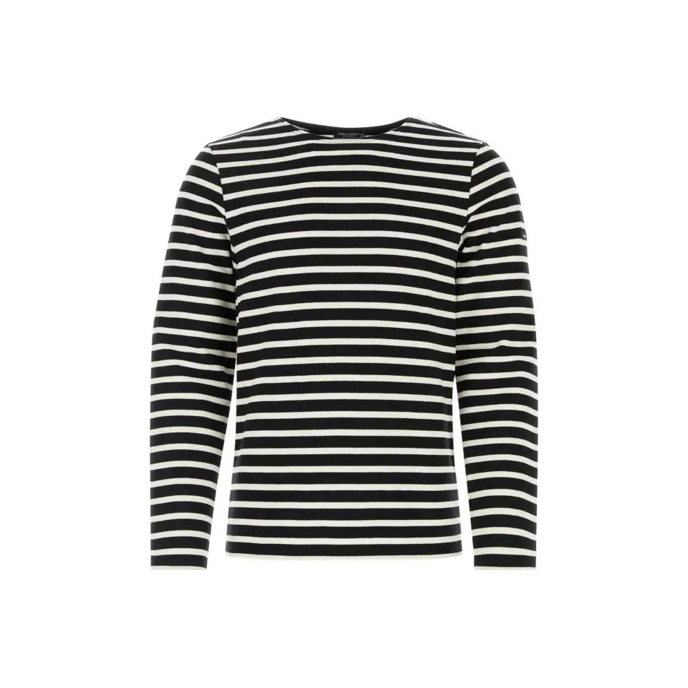 SAINT JAMES Striped Long Sleeved T Shirt
