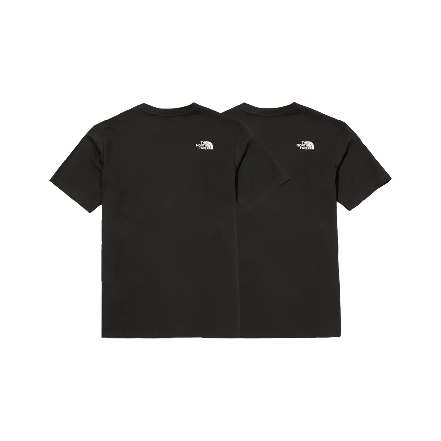 THE NORTH FACE SS22 T Shirt Unisex 2 Pack Black