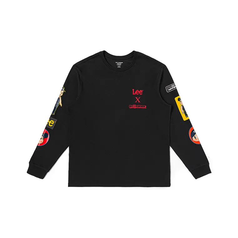 Мужская черная футболка Lee co-branded model