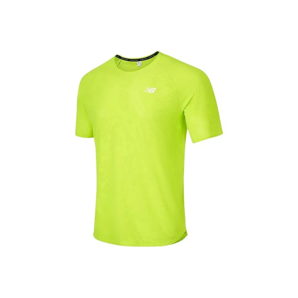 New Balance Core Run T Shirts Men's Green