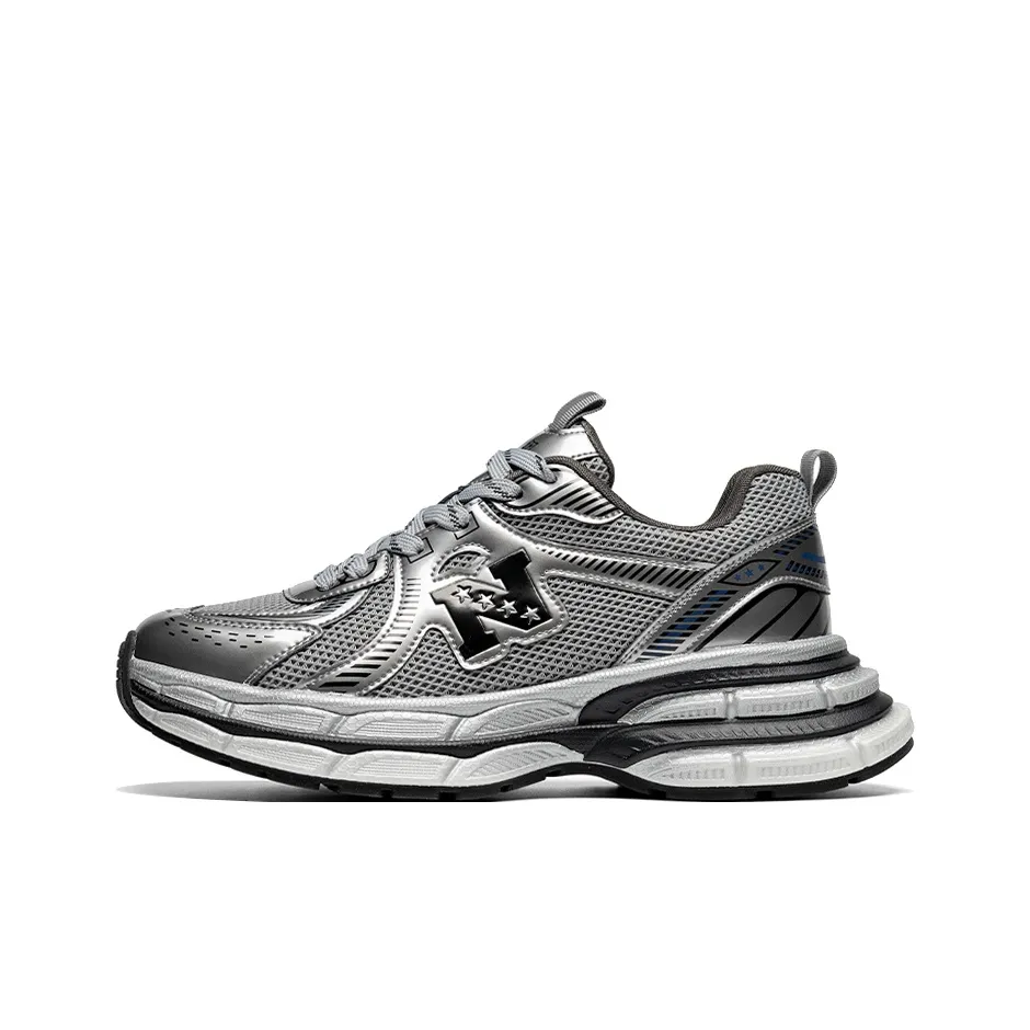 NFL Guoli N Series Sneaker Low Top Chunky Sneakers Men's Silver