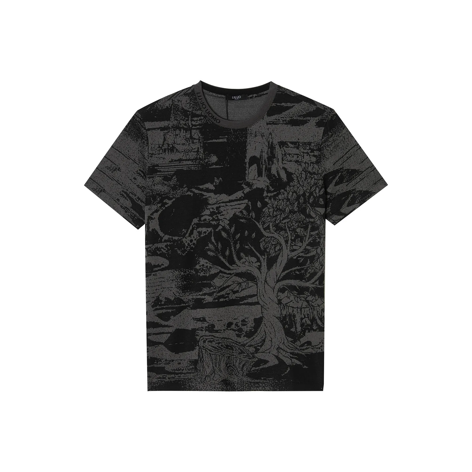 LIU·JO UOMO T Shirts Men's Black Gray