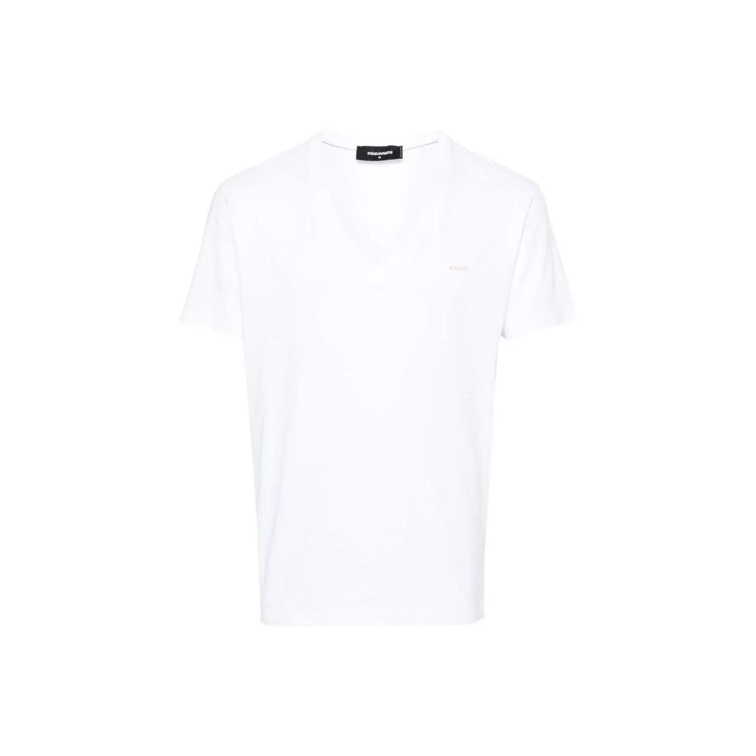 DSQUARED 2 Logo Plaque V Neck T Shirt