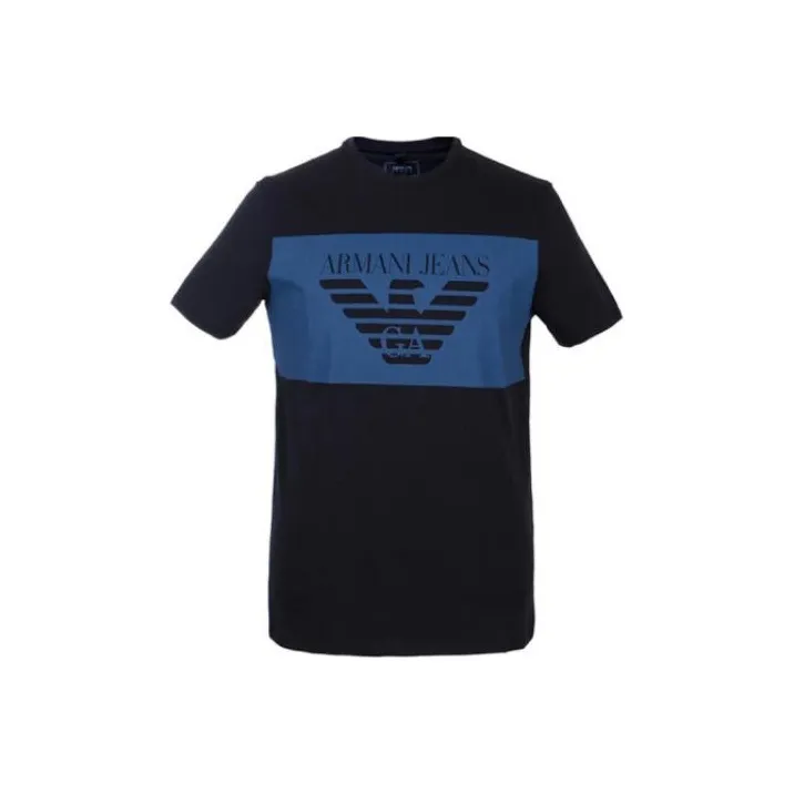 ARMANI JEANS T Shirts Men's Dark Blue