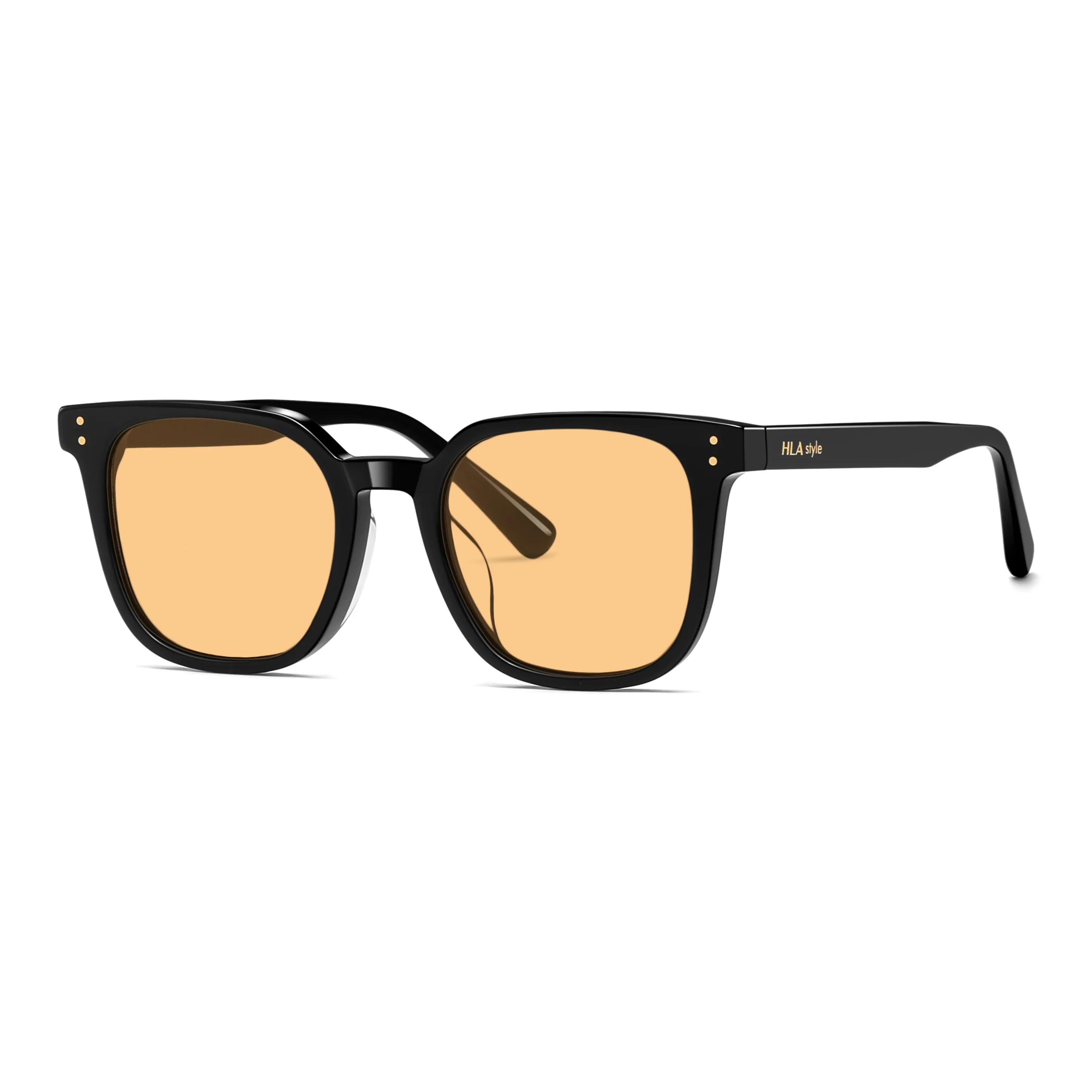 HLA Пластиковая оправа Квадратные Солнцезащитные очки Унисекс