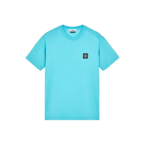 STONE ISLAND Мужские рубашки королевского синего цвета